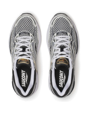 Женские кроссовки Saucony PROGRID OMNI 9 OG тканевые серебряного цвета - фото 3 - Miraton