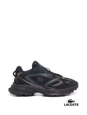 Мужские кроссовки Lacoste L003 Neo кожаные черные - фото 1 - Miraton