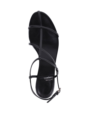 Жіночі босоніжки JEFFREY CAMPBELL з екошкіри чорні - фото 2 - Miraton