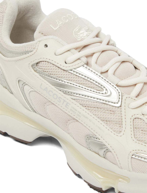 Мужские кроссовки Lacoste L003 Neo кожаные бежевые - фото 5 - Miraton