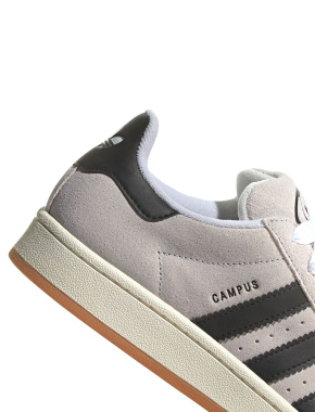 Жіночі кеди Adidas Campus замшеві чорні - фото 7 - Miraton