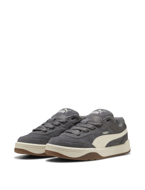 Чоловічі кеди PUMA Park Lifestyle SK8 Suede Sneakers замшеві сірі - фото 3 - Miraton
