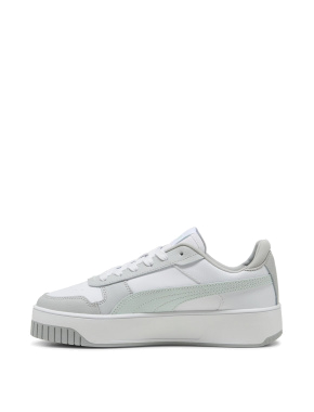 Жіночі кеди PUMA Carina Street Sneakers Women зі штучної шкіри білі - фото 2 - Miraton