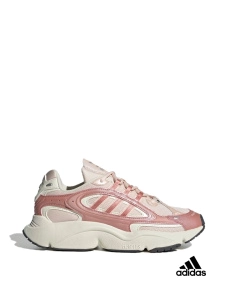 Жіночі кросівки Adidas OZMILLEN з екошкіри рожеві - фото  - Miraton
