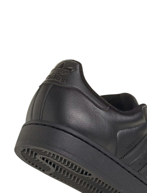 Жіночі кеди Adidas Superstar II шкіряні чорні - фото 7 - Miraton
