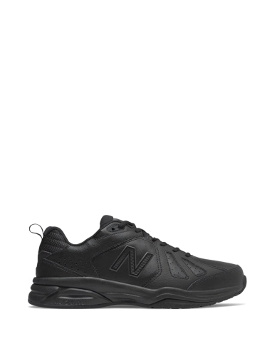 Мужские кроссовки черные кожаные New Balance 624 v5 фото 1