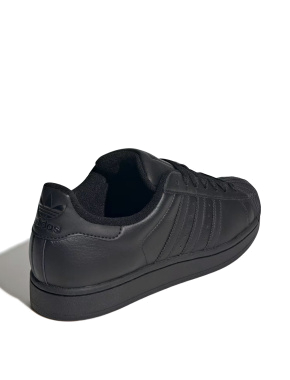 Жіночі кеди Adidas Superstar II шкіряні чорні - фото 4 - Miraton