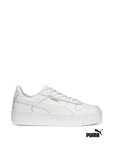 Жіночі кеди PUMA Carina Street Sneakers Women зі штучної шкіри білі фото 1