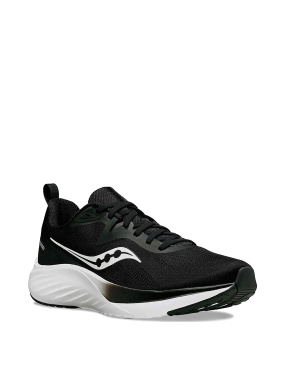 Чоловічі кросівки Saucony LANCER 3 тканинні чорні - фото 2 - Miraton