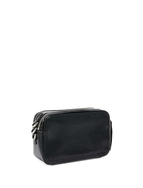 Женская сумка camera bag Pinko кожаная черная - фото 2 - Miraton