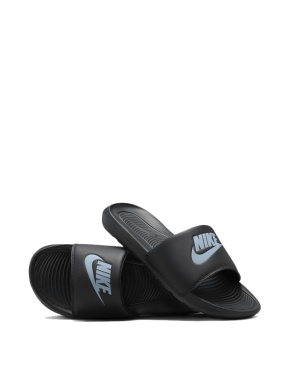 Чоловічі шльопанці Nike гумові сірі - фото 2 - Miraton