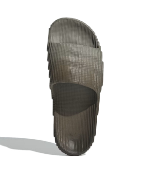 Мужские шлепанцы Adidas Adilette 22 резиновые серые - фото 4 - Miraton