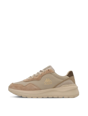 Женские кроссовки Kappa Selecto 4.0 из экокожи бежевые - фото 2 - Miraton