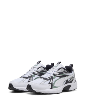 Чоловічі кросівки PUMA Milenio Tech Sneakers зі штучної шкіри чорні - фото 3 - Miraton