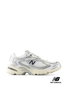 Мужские кроссовки New Balance 725 тканевые серебряного цвета - фото  - Miraton