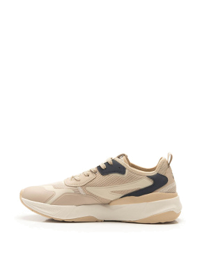 Мужские кроссовки FILA Chain Smr из искусственной кожи бежевые - фото 2 - Miraton