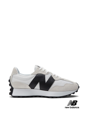 Жіночі кросівки New Balance 327 замшеві сірі - фото 1 - Miraton