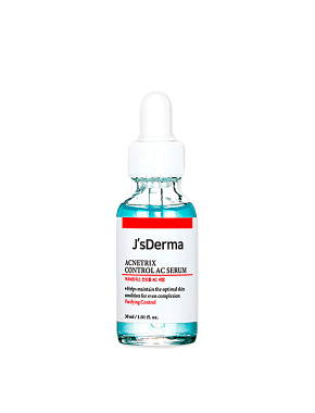 Серум заспокійливий з ніацинамідом і цинком J'sDerma Acnetrix Control AC Serum 30 ml - фото 1 - Miraton
