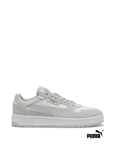 Чоловічі кеди PUMA Court Classic Suede Sneakers замшеві сірі (400215-02) фото 1