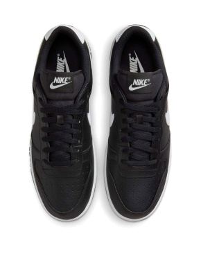 Мужские кеды Nike BIG LOW кожаные черные - фото 4 - Miraton