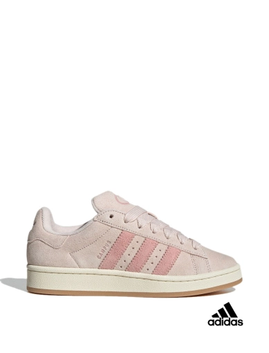 Жіночі кеди Adidas Campus замшеві рожеві фото 1