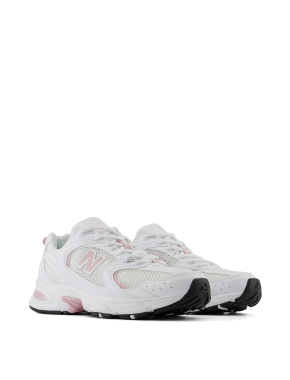 Женские кроссовки New Balance 530 тканевые белые - фото 2 - Miraton