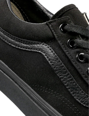 Мужские кеды Vans Old Skool Classic тканевые черные - фото 4 - Miraton