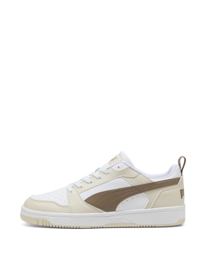 Чоловічі кеди PUMA Rebound V6 Low Sneakers із штучної шкіри білі