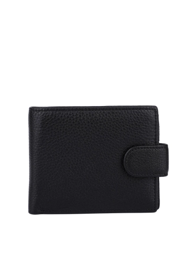 Чоловічий гаманець MIRATON шкіряний чорний (2089-0617ND) фото 1