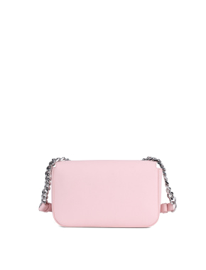 Жіноча сумка крос-боді Love Moschino з екошкіри молочного кольору - фото 3 - Miraton