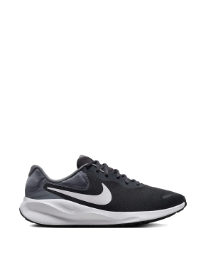 Чоловічі кросівки Nike Revolution 7 тканинні сірі - фото  - Miraton