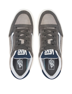 Мужские кеды Vans Hylane замшевые серые - фото 4 - Miraton