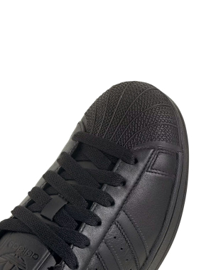 Жіночі кеди Adidas Superstar II шкіряні чорні - фото 8 - Miraton
