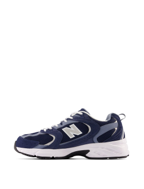 Мужские кроссовки New Balance 530 тканевые синие - фото 1 - Miraton