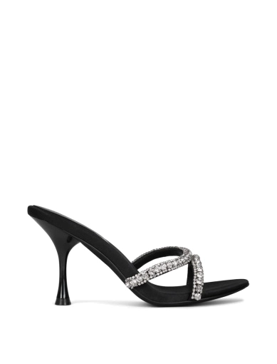 Жіночі сабо JEFFREY CAMPBELL з екошкіри чорні фото 1
