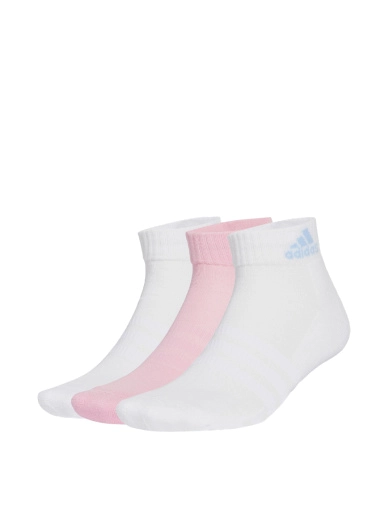 Короткие носки Adidas тканевые белые фото 1