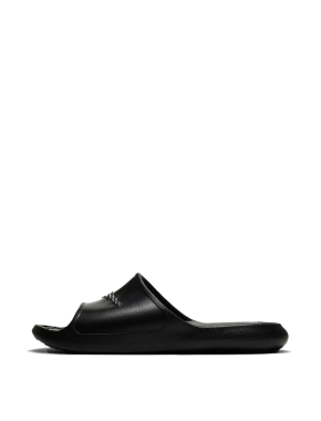 Жіночі шльопанці Nike Victori One гумові чорні - фото 2 - Miraton