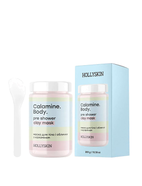 Маска для тела и лица Hollyskin Calamine Body с каламином, 300 g - фото  - Miraton