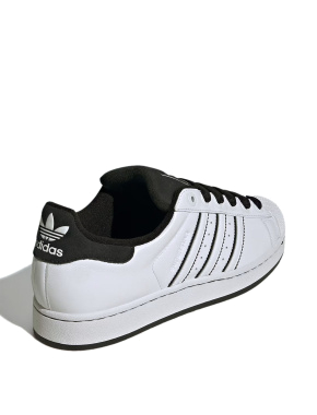 Жіночі кеди Adidas Superstar II шкіряні білі - фото 4 - Miraton
