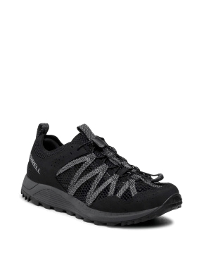 Чоловічі кросівки Merrell Wildwood Aerosport тканинні чорні - фото 2 - Miraton