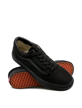 Мужские кеды Vans Old Skool Classic тканевые черные - фото 3 - Miraton