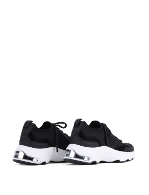 Жіночі кросівки DKNY з екошкіри чорні - фото 4 - Miraton