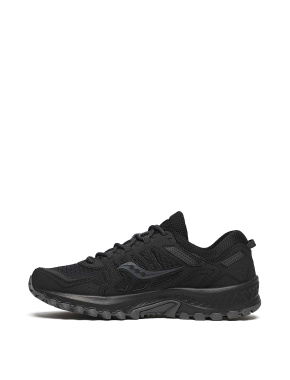 Мужские кроссовки Saucony GRID PEAK тканевые черные - фото 2 - Miraton
