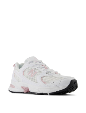 Женские кроссовки New Balance 530 тканевые белые - фото 3 - Miraton