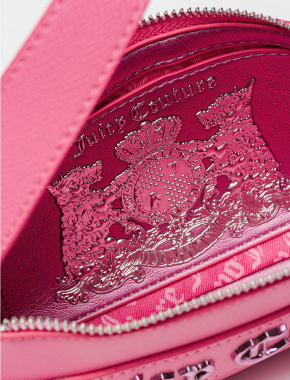 Жіноча сумка хобо Juicy Couture з екошкіри різнокольорова - фото 4 - Miraton