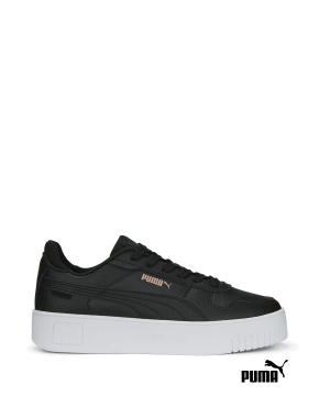 Жіночі кеди PUMA Carina Street зі штучної шкіри чорні - фото 1 - Miraton