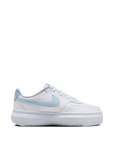 Жіночі кеди Nike Court Vision Alta з екошкіри білі (DZ5394-101) фото 1