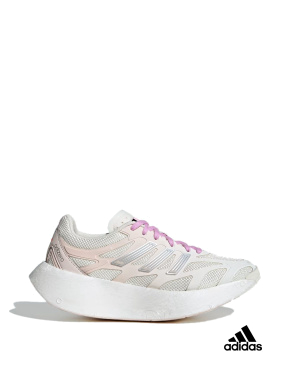 Жіночі кросівки раннери Adidas Adizero Aruku тканинні молочного кольору - фото 1 - Miraton