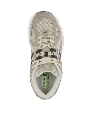 Женские кроссовки New Balance 1906 тканевые коричневые - фото 4 - Miraton