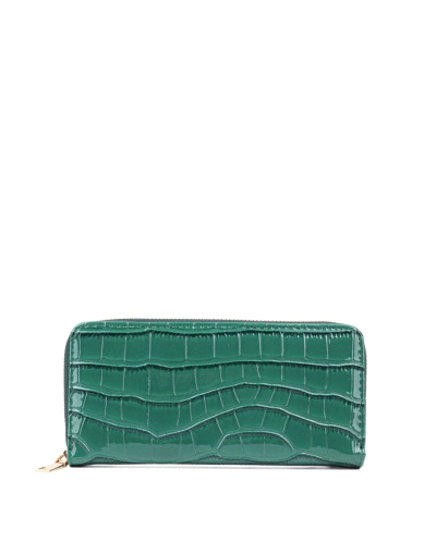 Жіночий гаманець MIRATON з екошкіри зелений фото 1